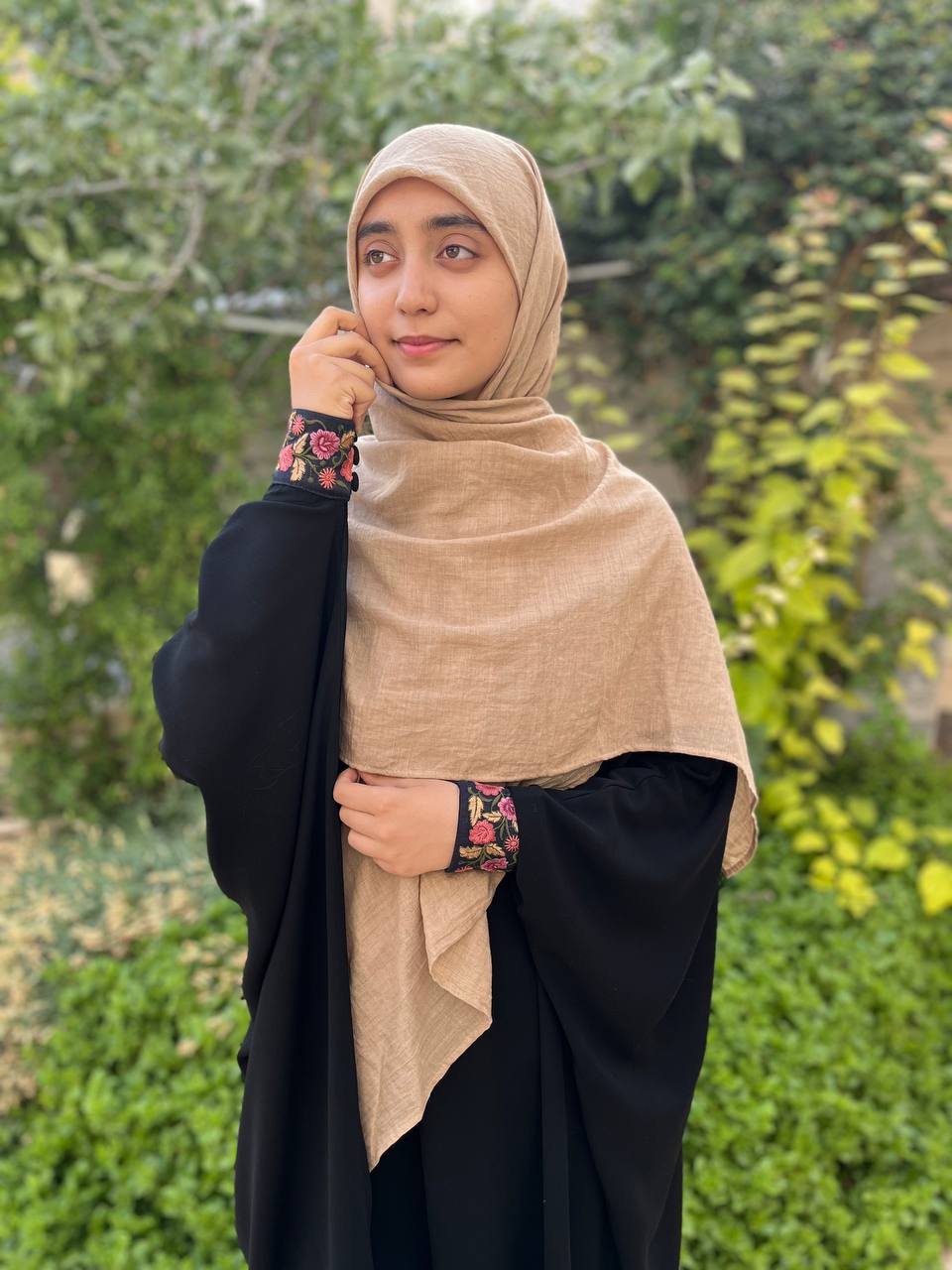 روسری ثنا وال نخی نسکافه ای