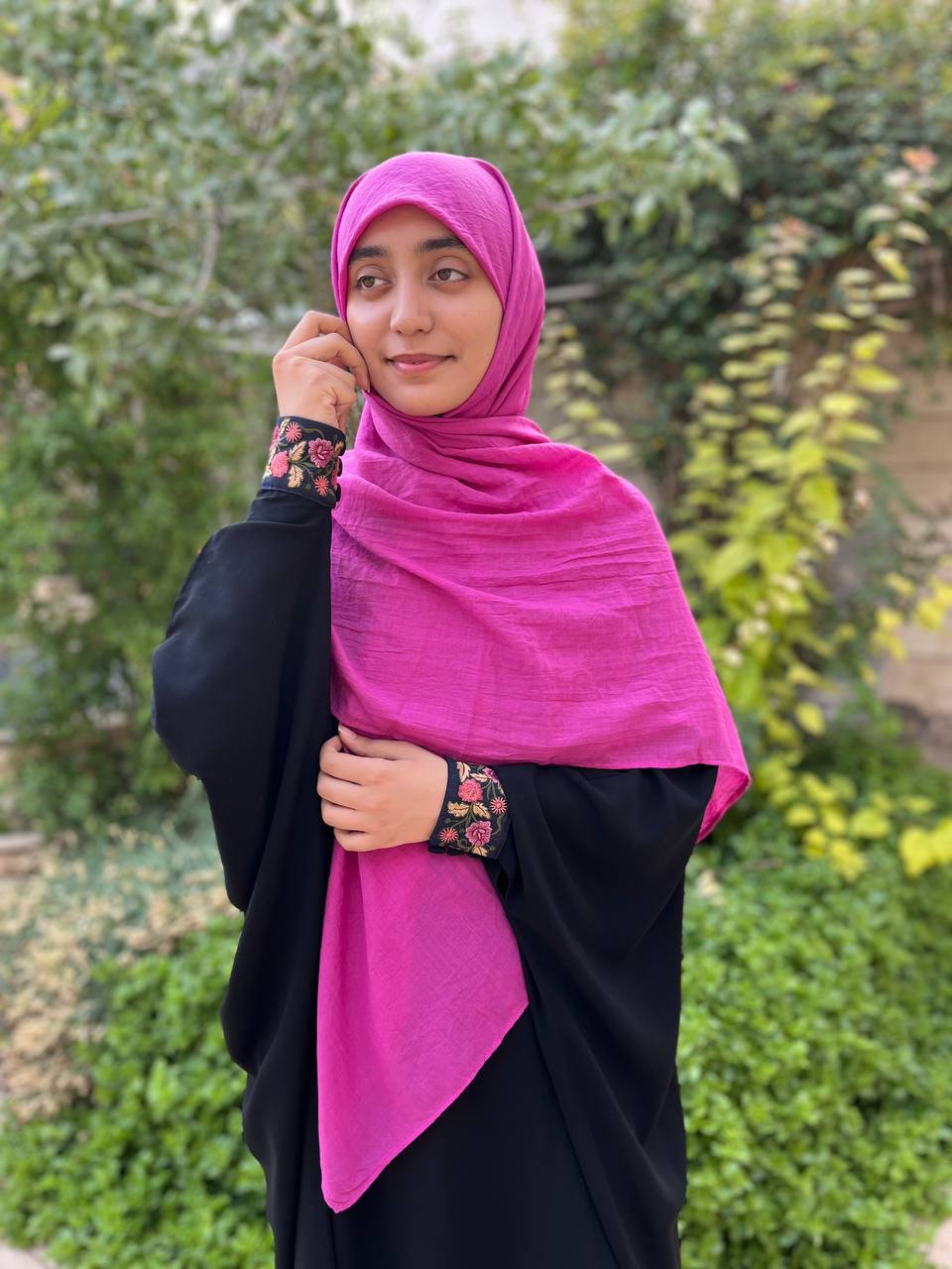 روسری ثنا وال نخی سرخابی