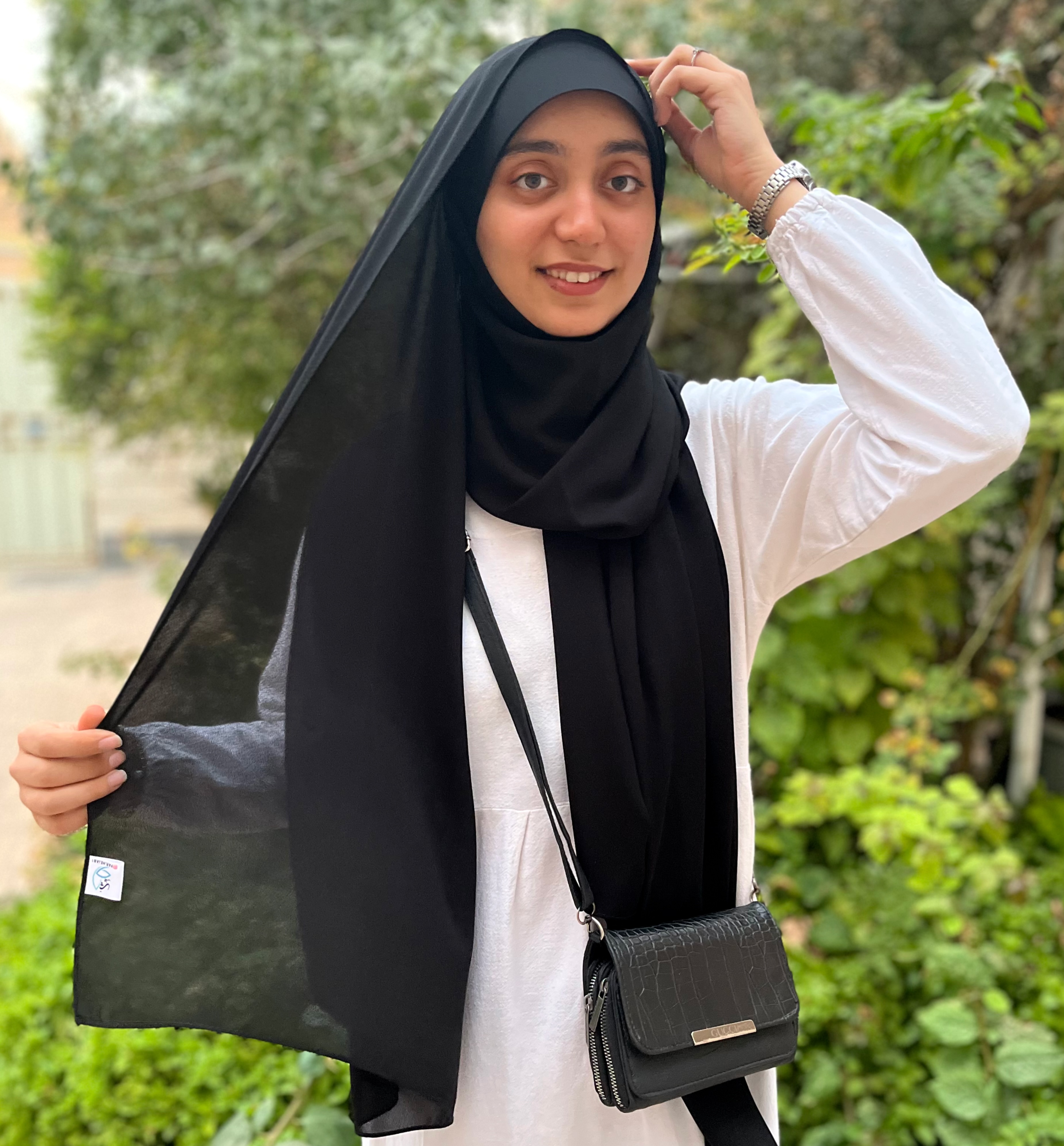 هدشال ثمین مشکی جت بلک