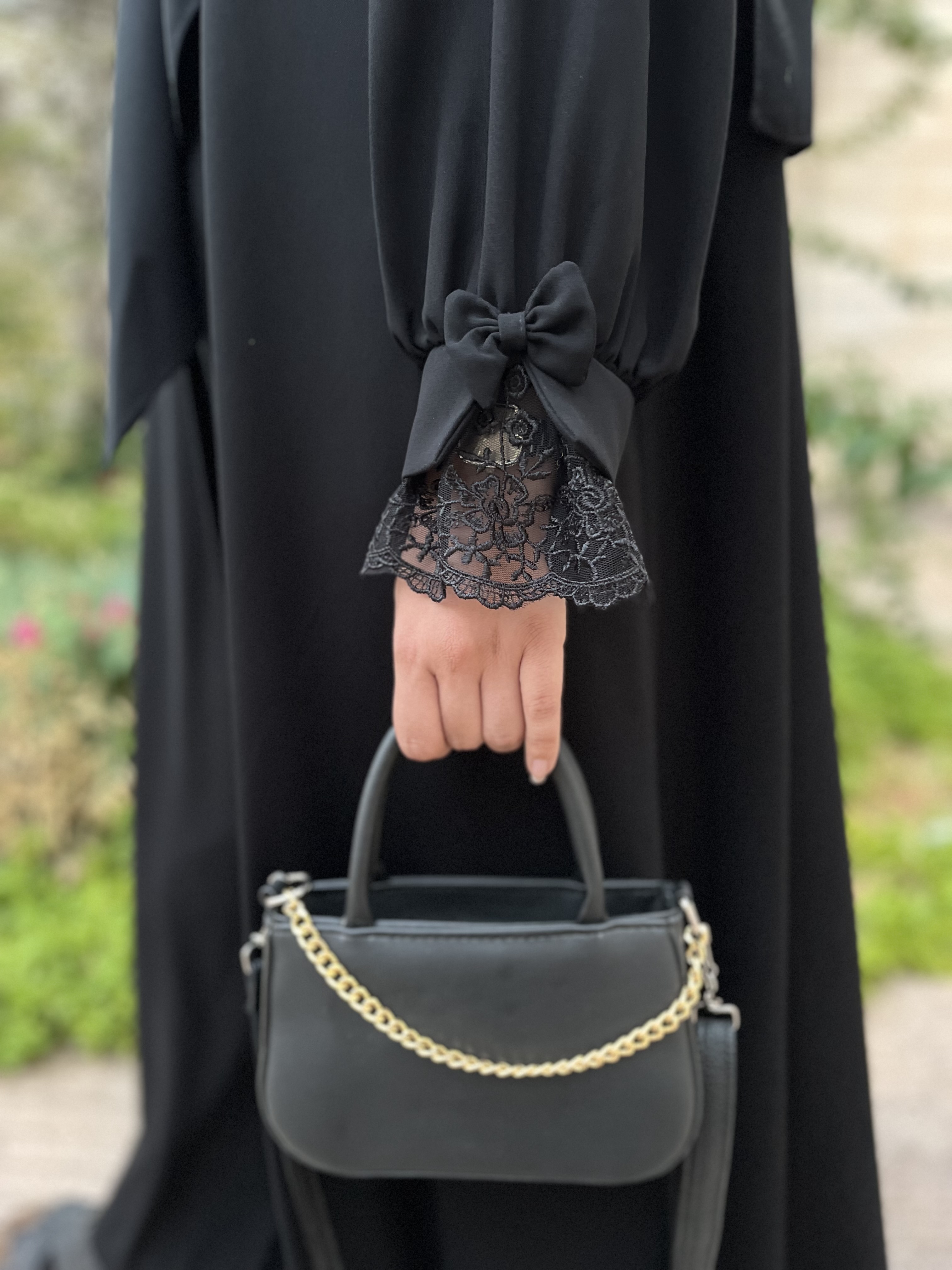 مانتو عبایی پاپیون