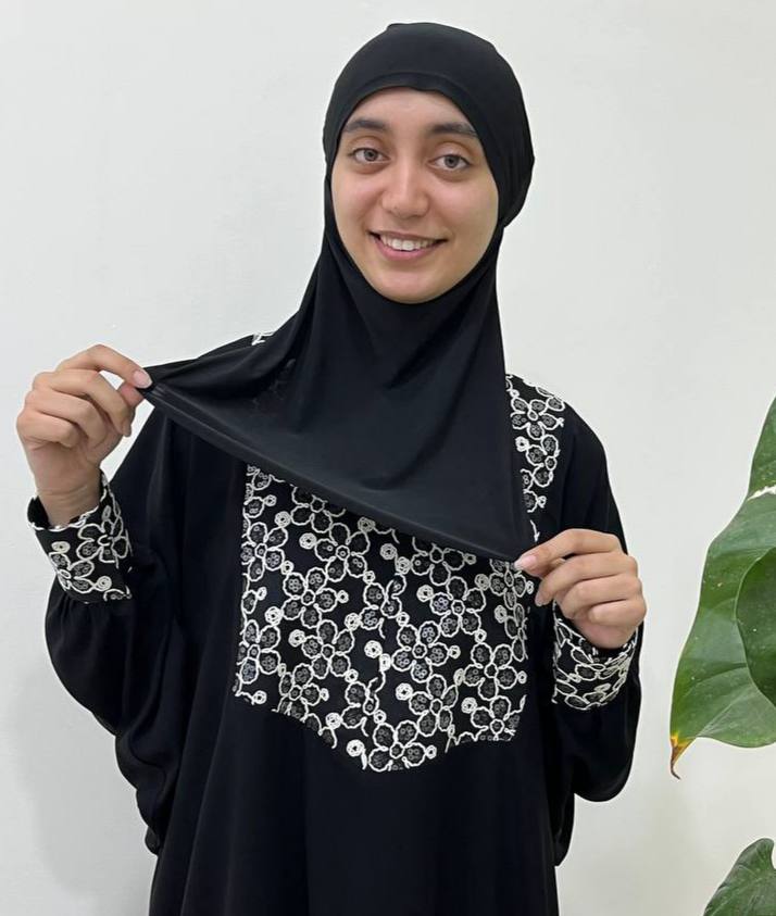 کلاه حجاب صدف مشکی