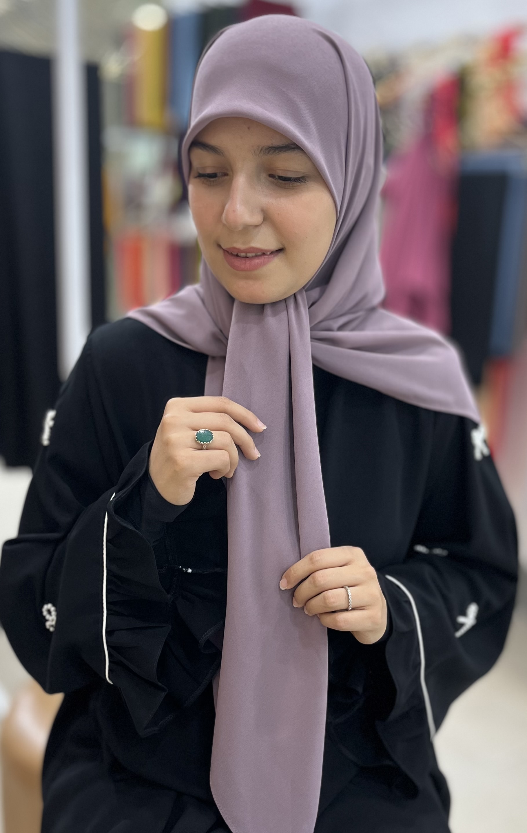 روسری ثنا کالباسی کش دار حریرنخ